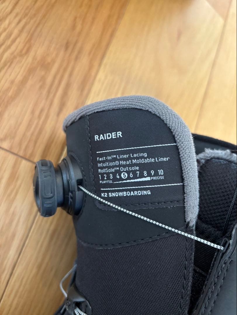 k2 レイダー ブラック RAIDER BLACK