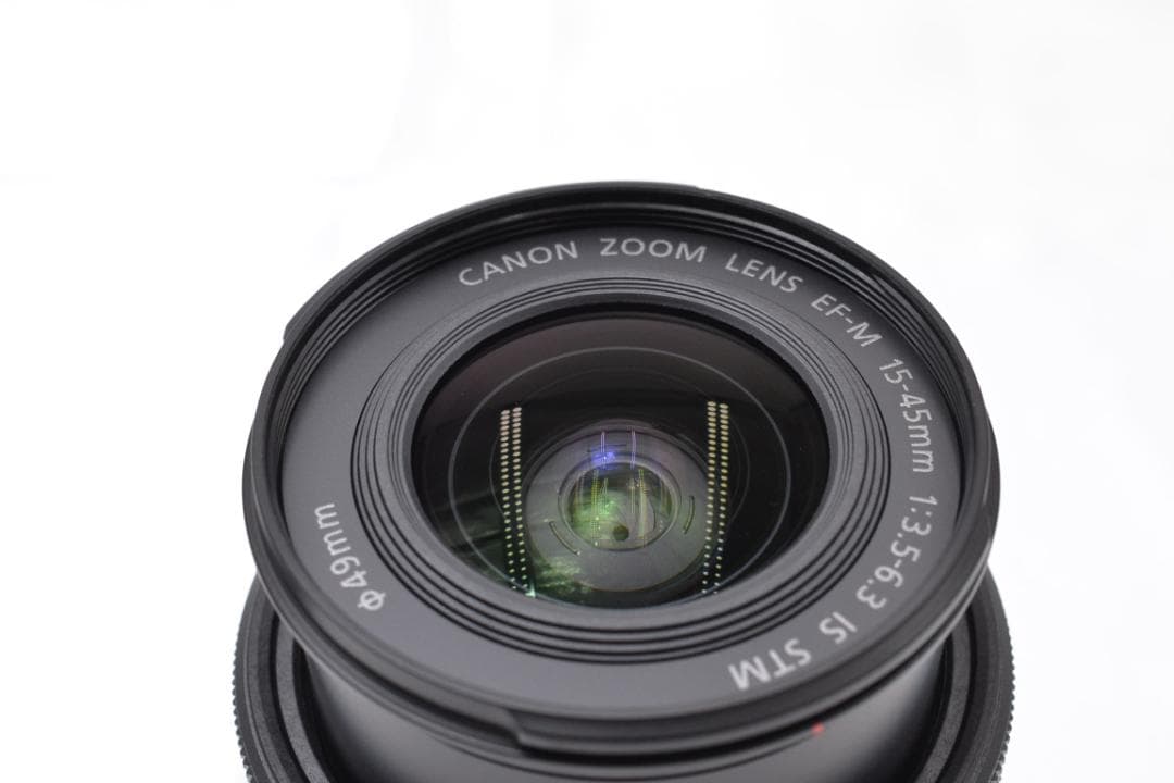■ 美品 ■ キャノン　Canon EOS Kiss M ホワイトレンズキット