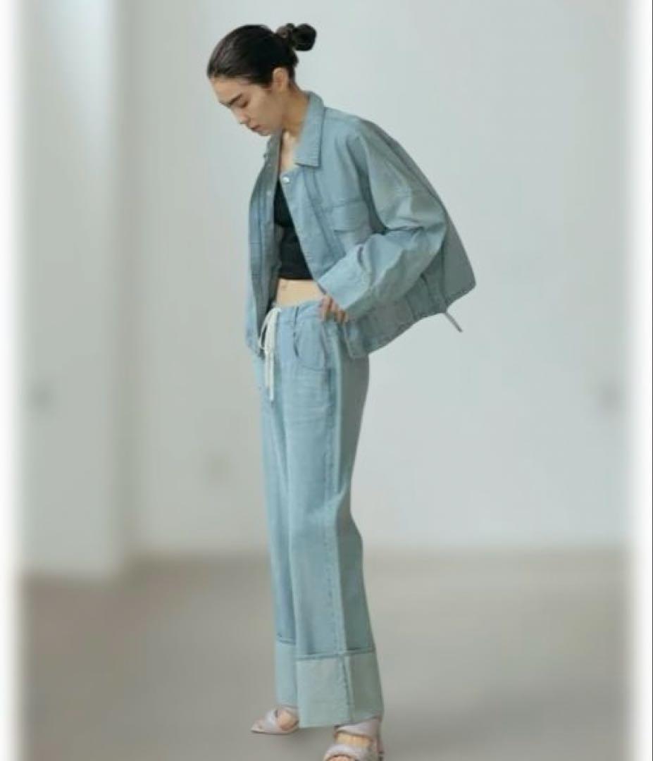 新品！スコットクラブ　awahi ソフトデニムブルゾン　25000円ヤマダヤ