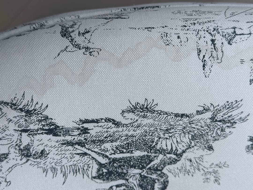 トワル・ド・ジュイ柄 1人掛けソファ