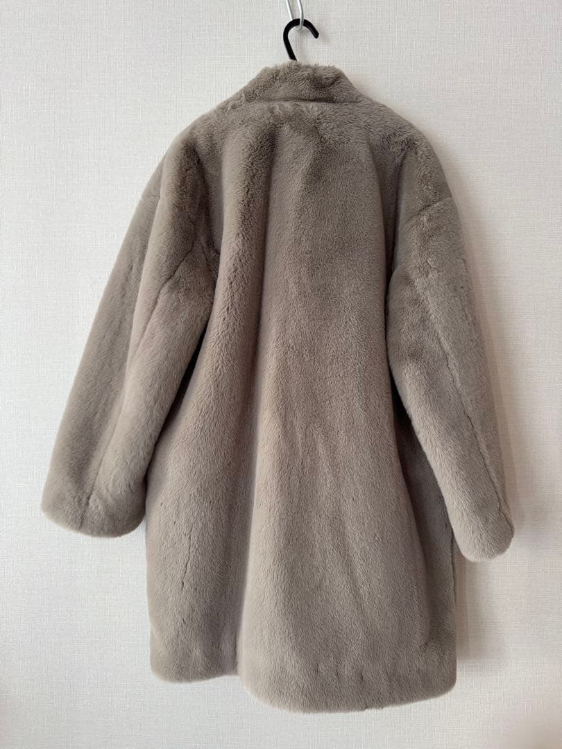 alureville グレー ジュフェイクファーコート サイズ1