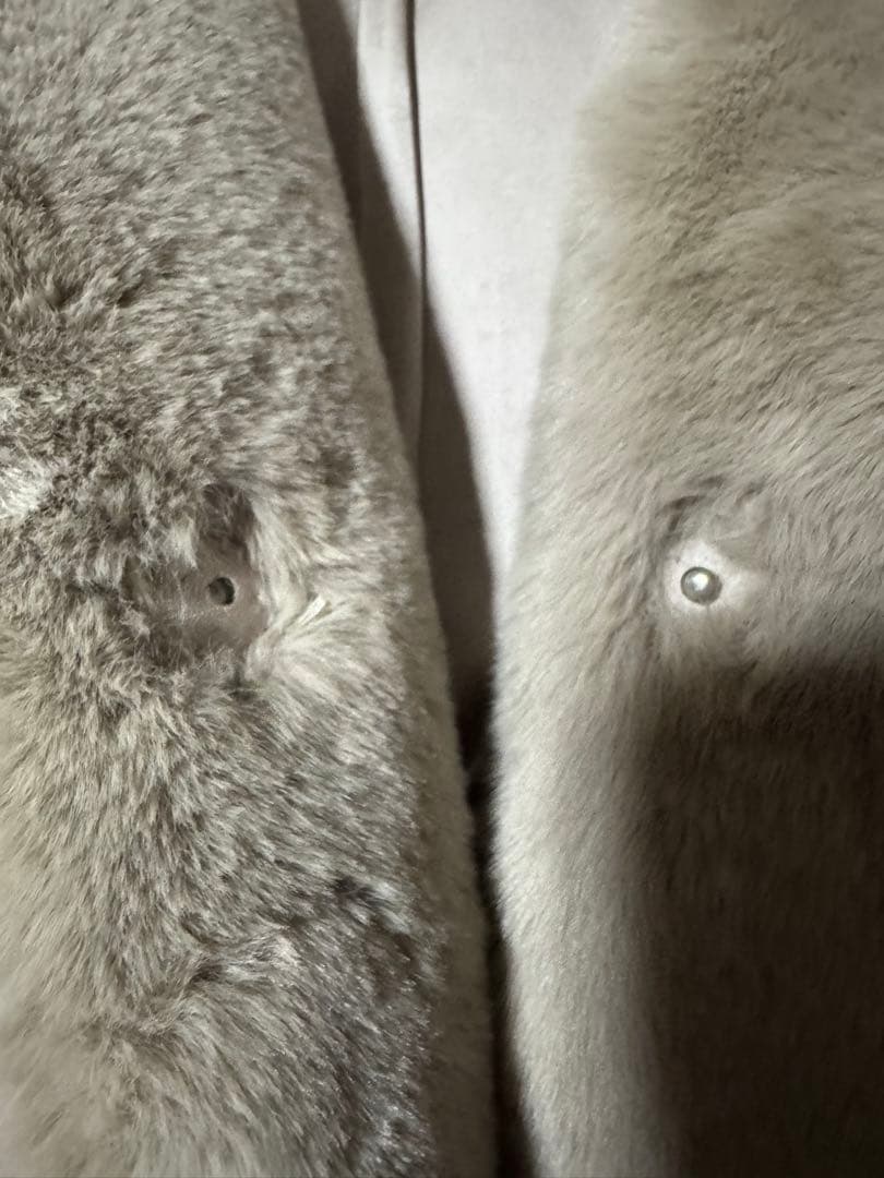 alureville グレー ジュフェイクファーコート サイズ1