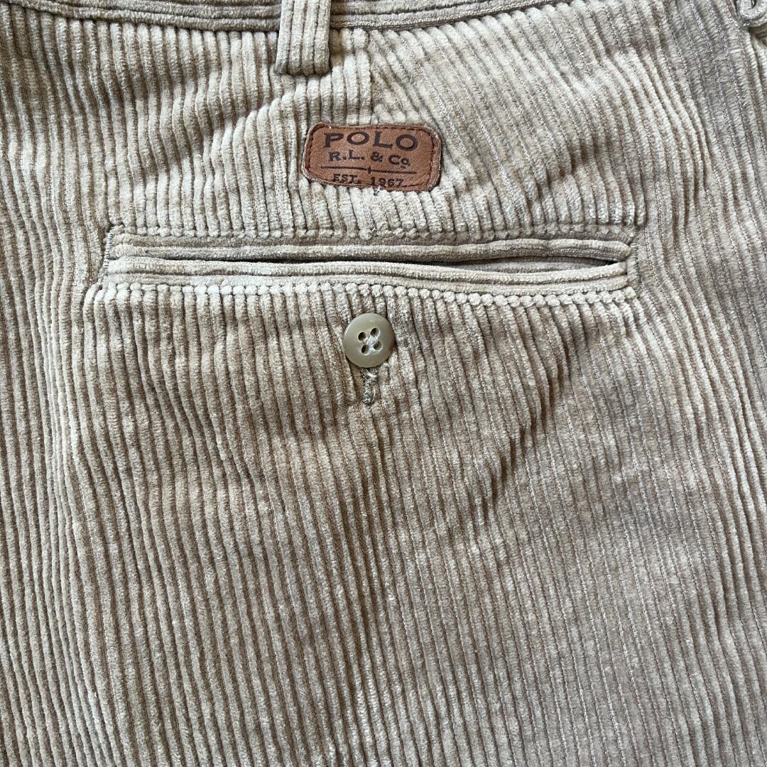 ポロバイ ラルフローレン W34 コーデュロイ ポロチノ ベージュ 18218
