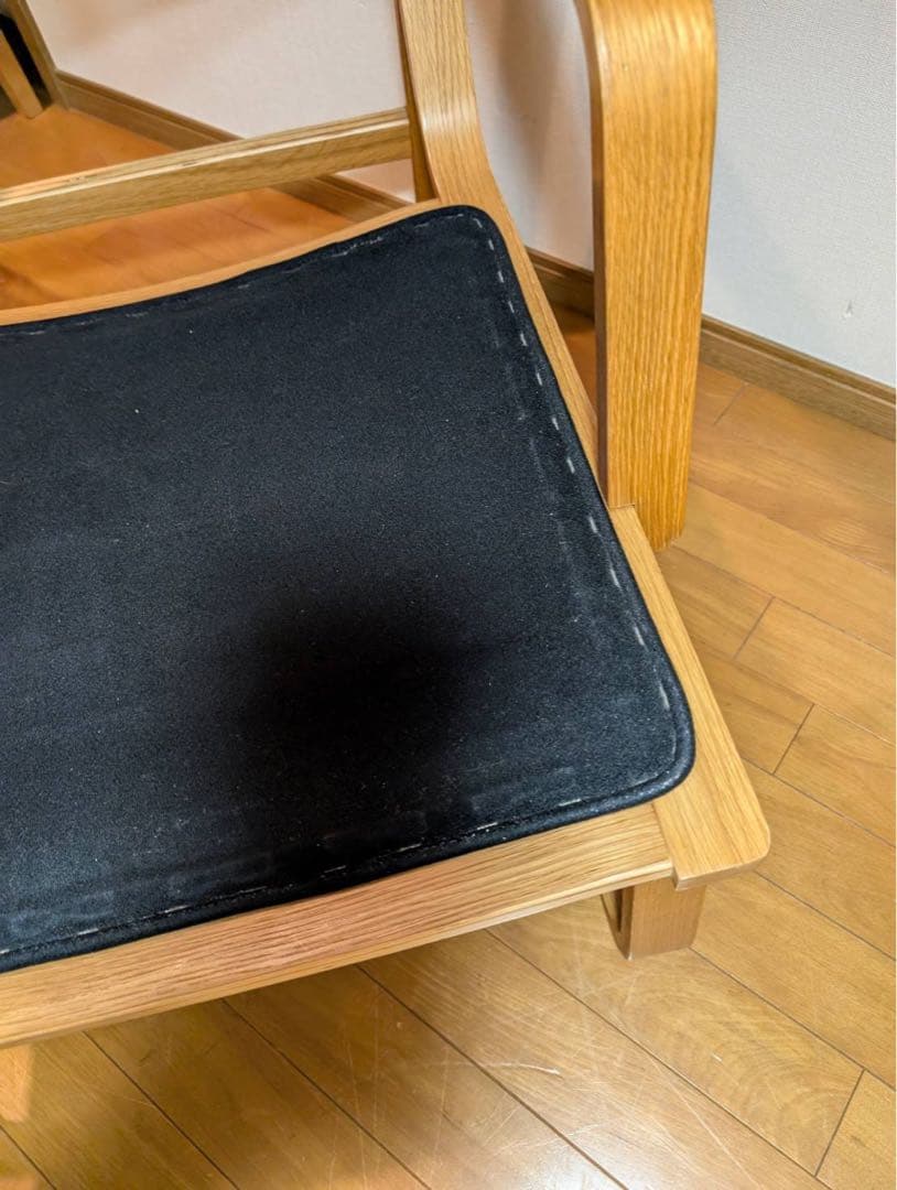 ■送料込■無印良品リビングでもダイニングでもつかえるソファチェア 椅子アーム