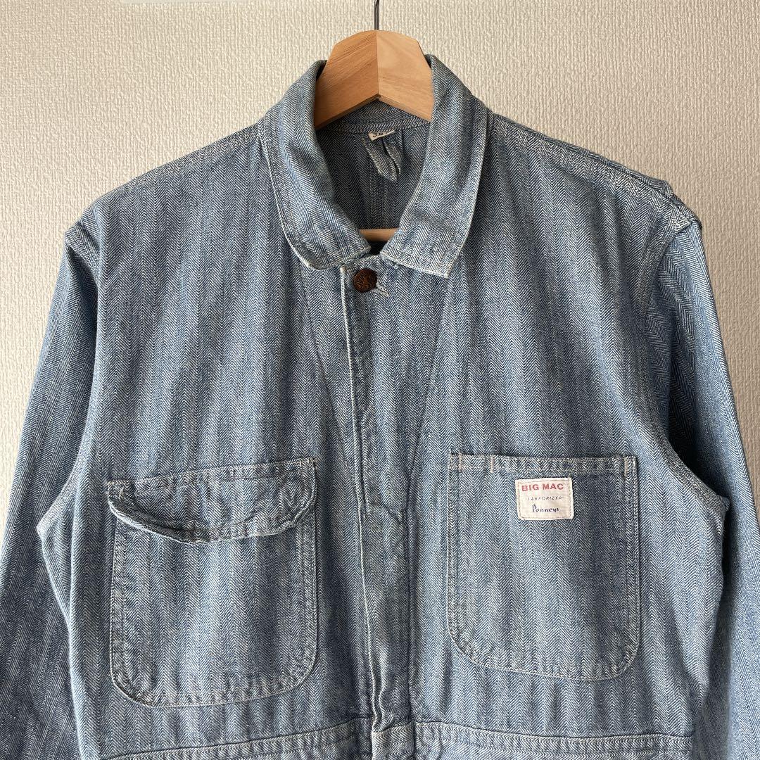 50s 50年代 BIG MAC オールインワン つなぎ ヘリンボーン