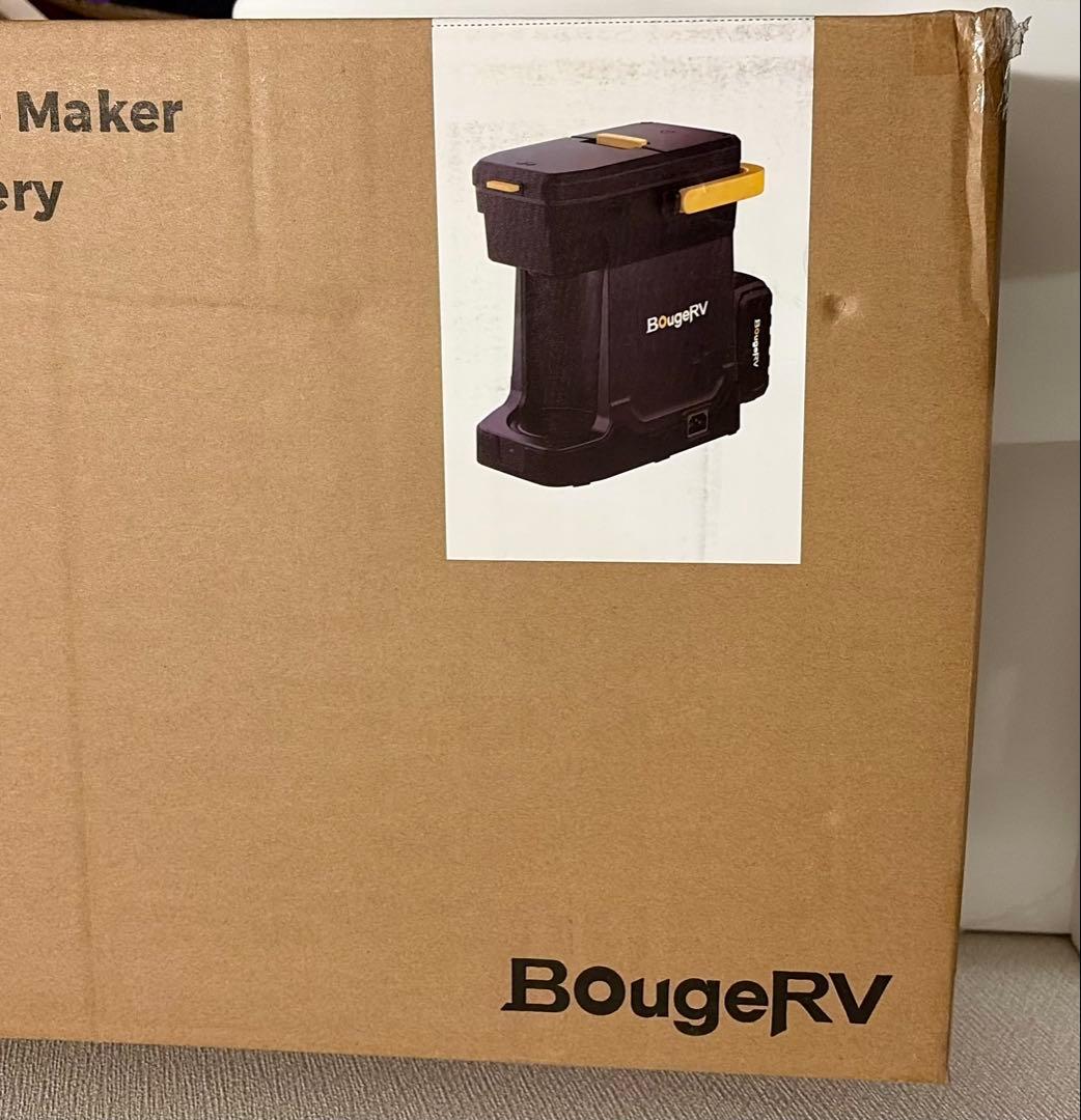 BougeRV コーヒーメーカー コーヒー粉対応 ポーダブルコーヒーマシン