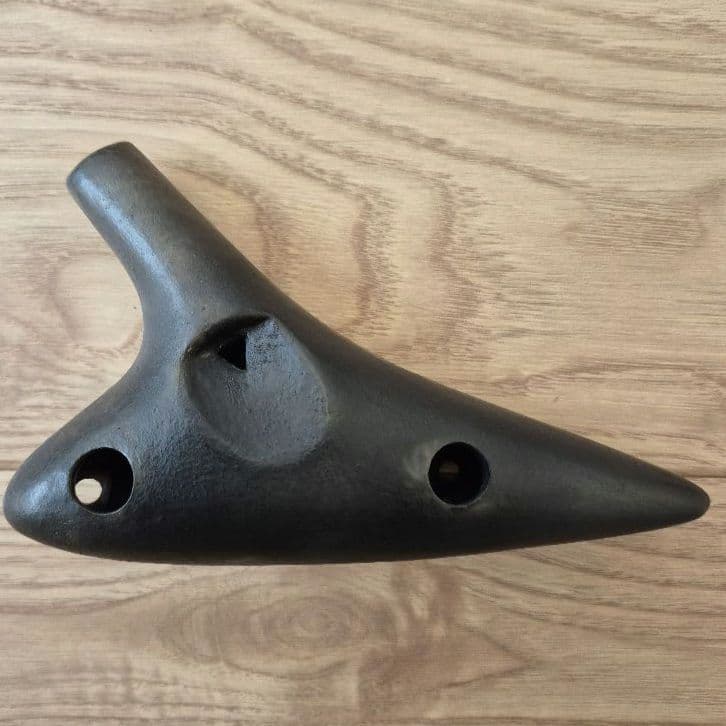 オカリナ ティアーモ黒陶 合奏モデル ソプラノF 3F　ケース付き