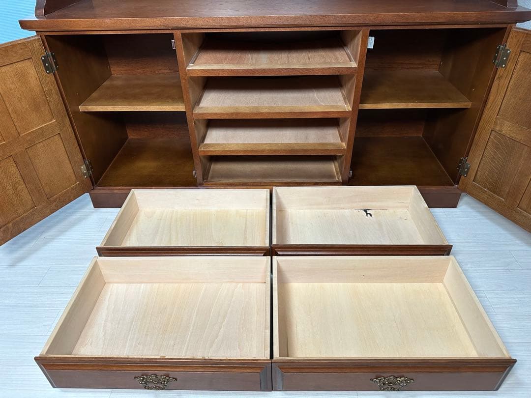 カリモク コロニアルシリーズ 食器棚 カップボード ダイニングボード ※i0※