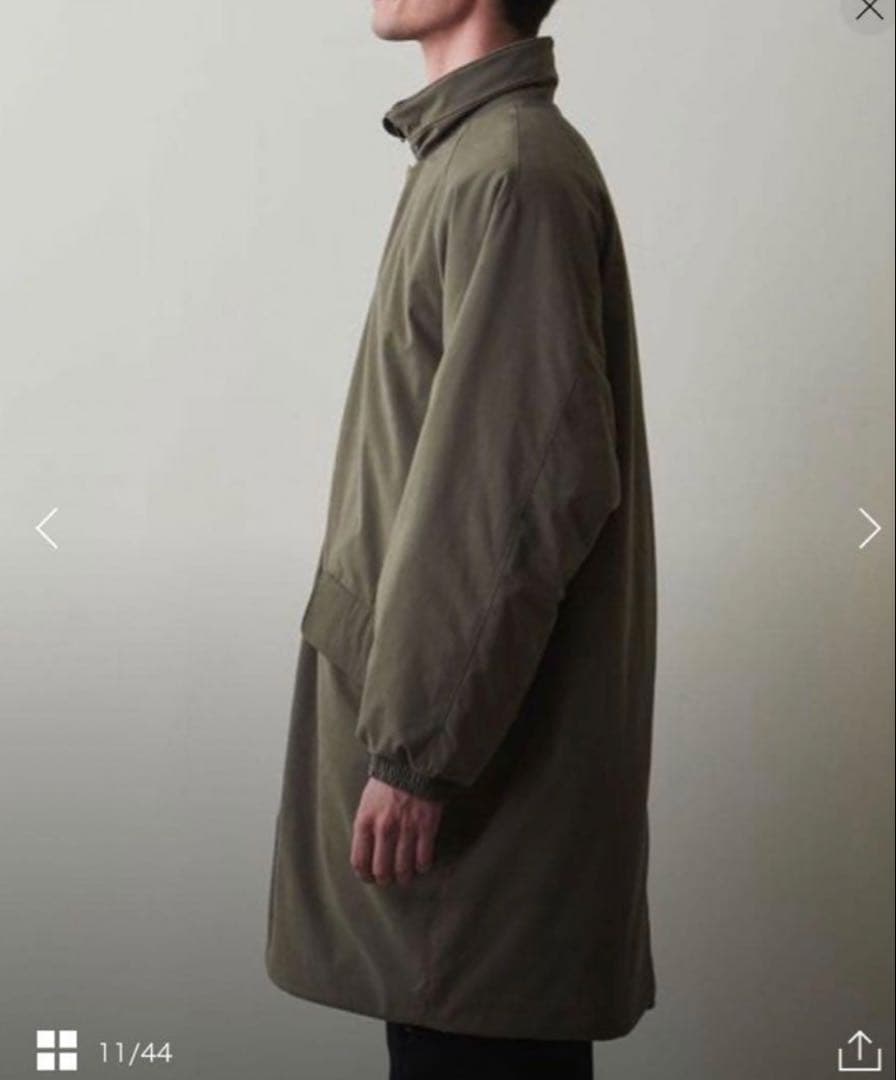 ＜Steven Alan＞ パデット スタンド コート　オリーブ　XL