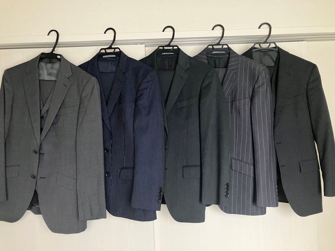 TENORAS スリーピーススーツ Mサイズ グレー系 5セット