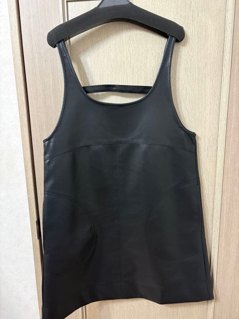 AKTE フェイクレザーミニワンピース