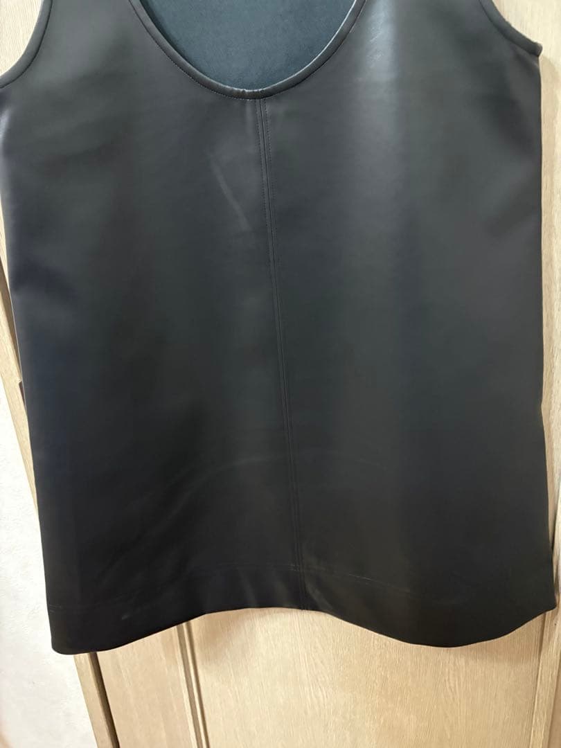 AKTE フェイクレザーミニワンピース