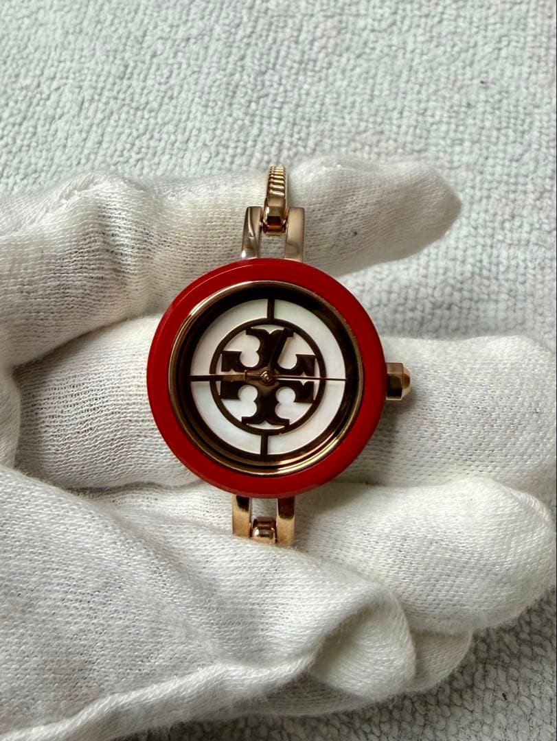TORYBURCH 腕時計 美品 交換ベゼル付き 箱・タグ・ケアブックレットあり