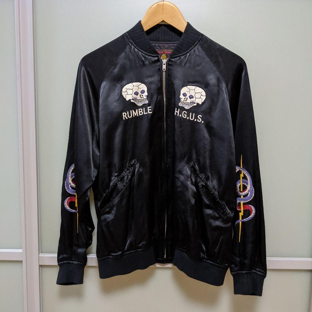 ケンケンHysteric Glamour スカルスカジャン ブラック M