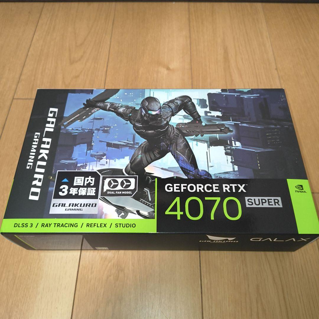 グラフィックボード・グラボ・ビデオカード GALAKURO GeForce RTX 4070 SUPER 12GB