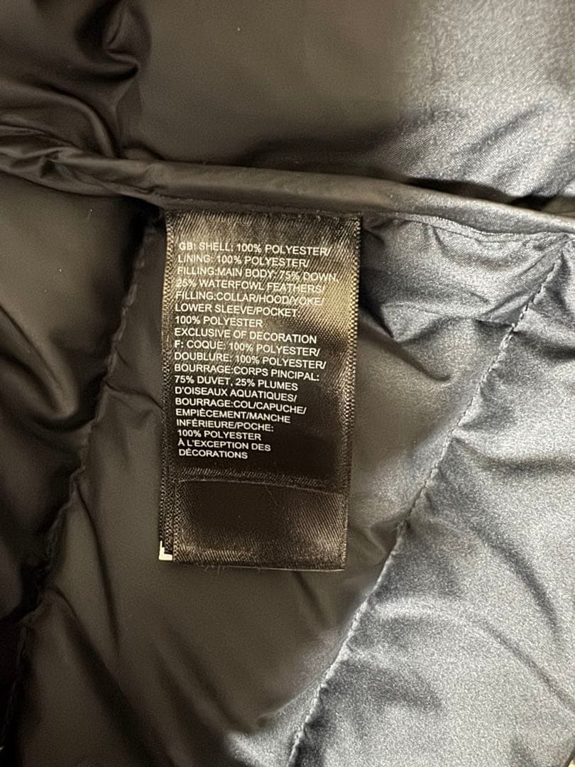 THE NORTH FACE ダウン ブラック