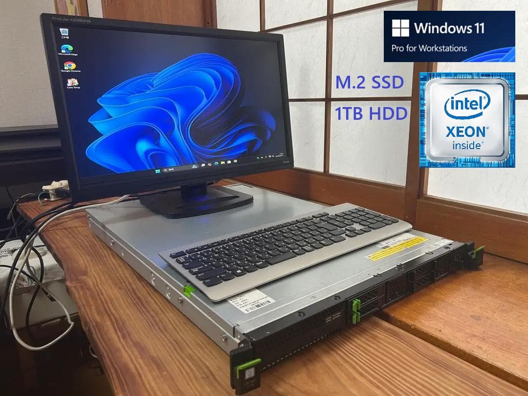 【値下げ可】CELSIUS C740 Xeon M.2SSD 大容量HDD