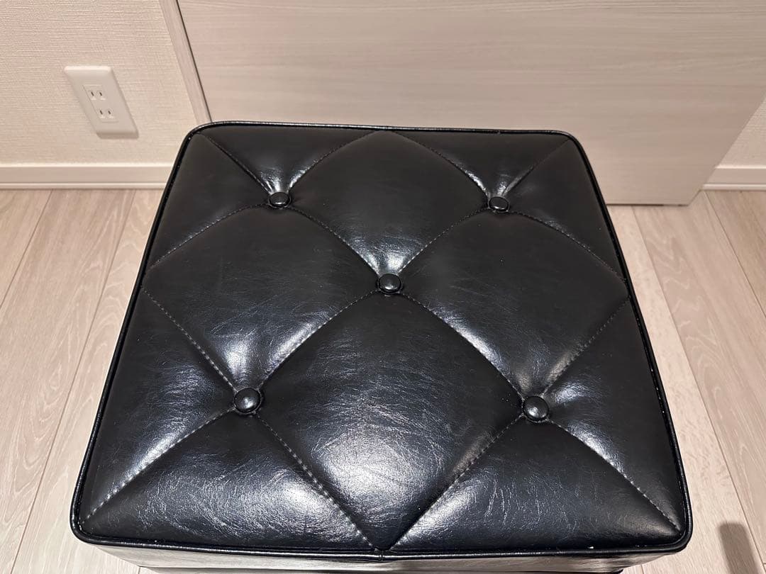 【カリモク60】オットマン　スタンダードブラック