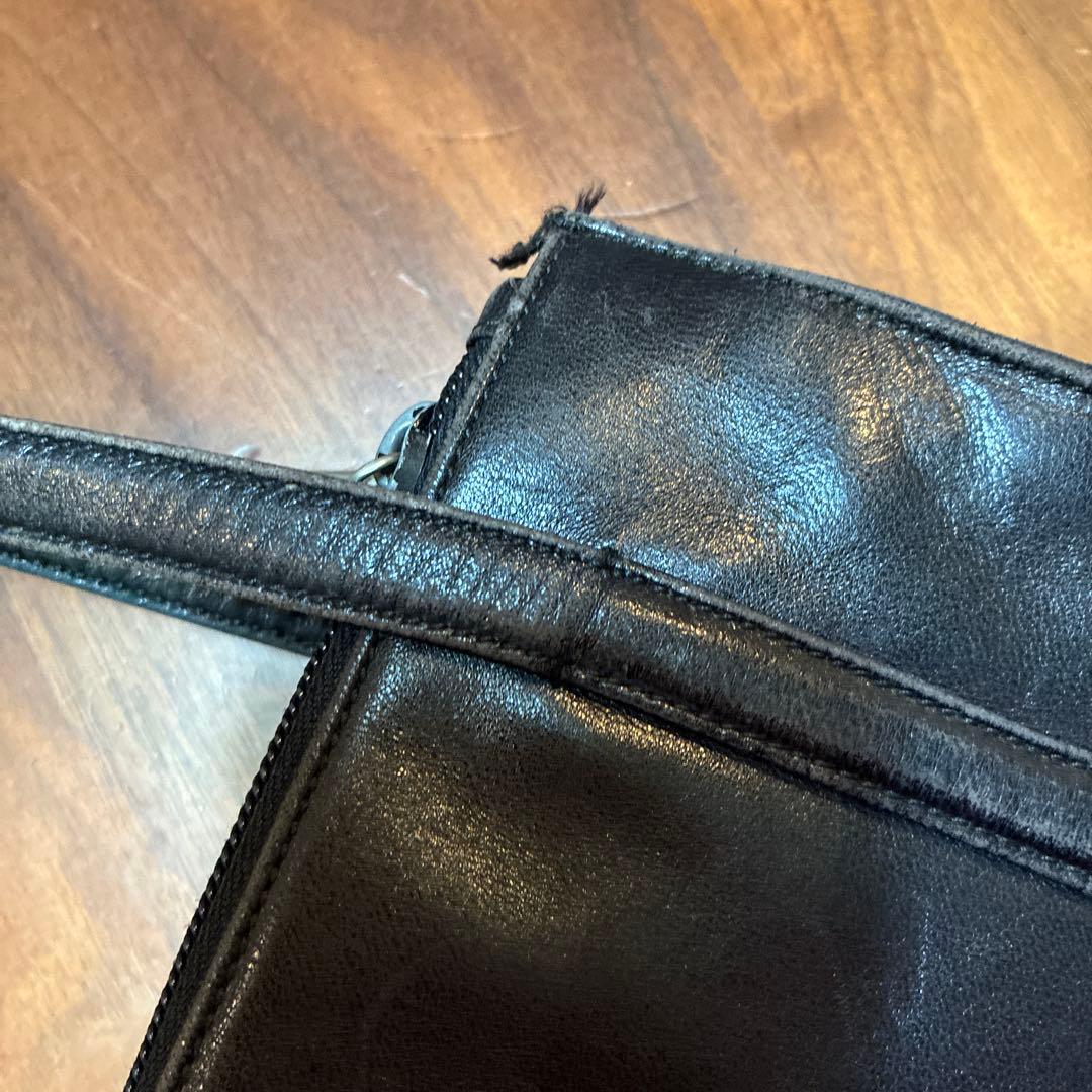 本日値下げ最後の1点⭐︎PRADA レザー ハンドバッグ ブラック