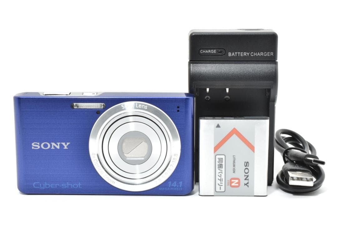 《 美品 》 ソニー　SONY Cyber-Shot DSC-W610 ブルー