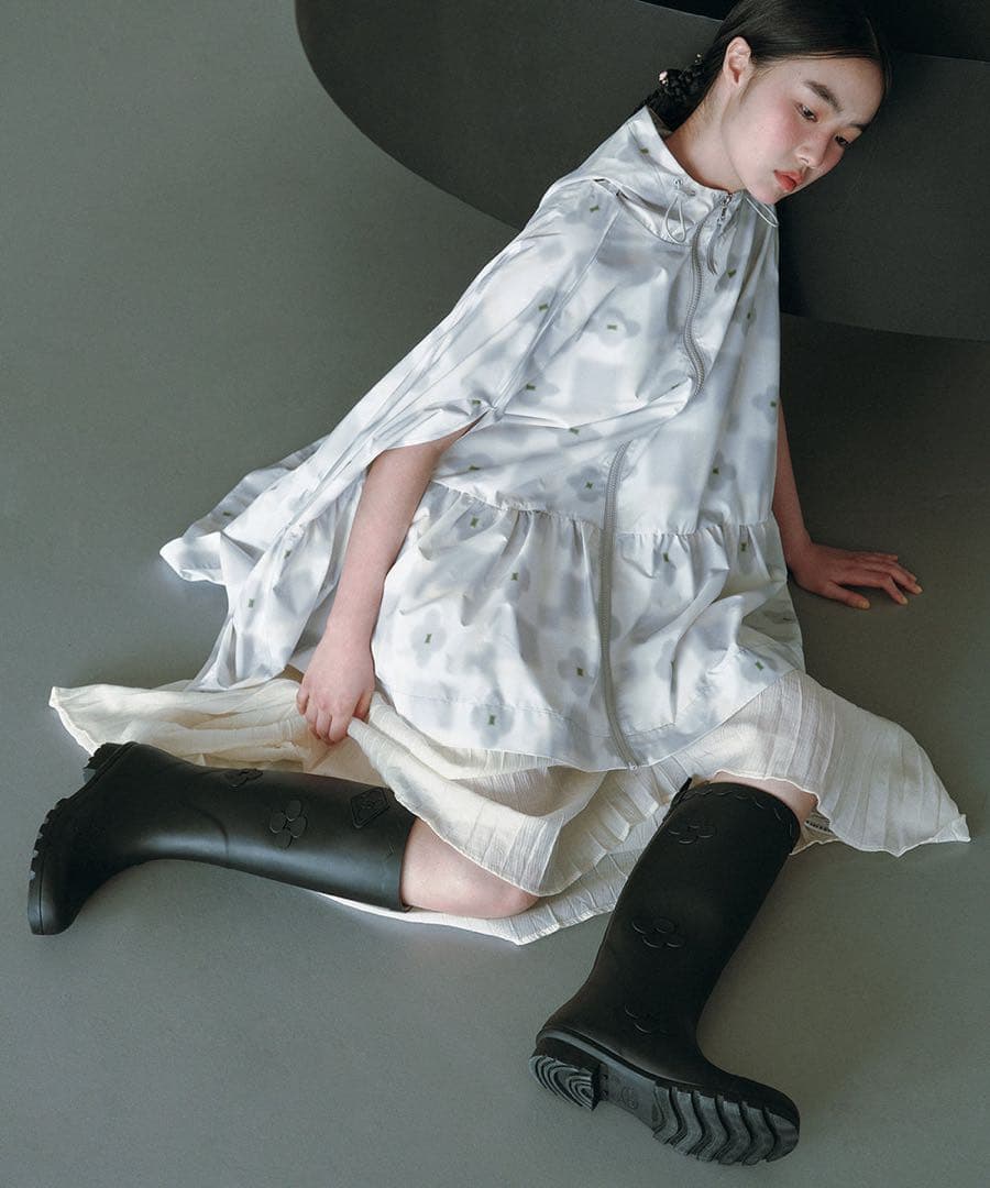 靴 X MINJUKIM FLORAL SHADOW BOOTS LONG