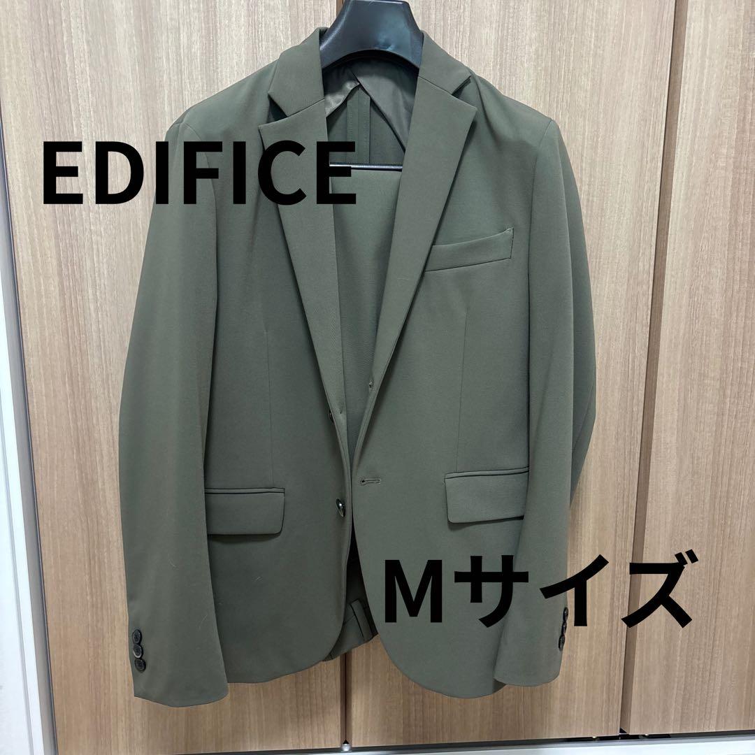 ÉDIFICE オリーブ シングルブレストジャケット