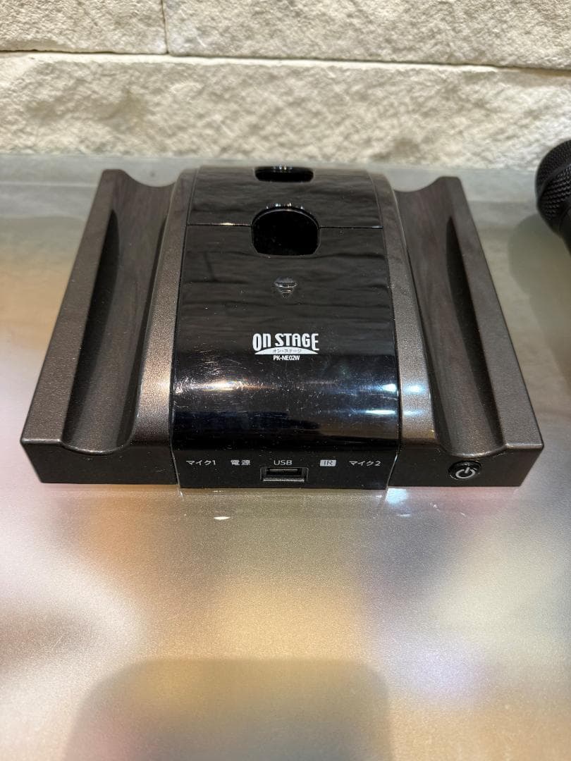 ON STAGE オン・ステージ パーソナルカラオケ PK-NE02W 中古品