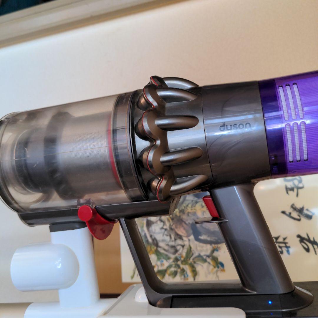 Dyson SV14コードレスクリーナー 本体 グレー/パープルスタンド付