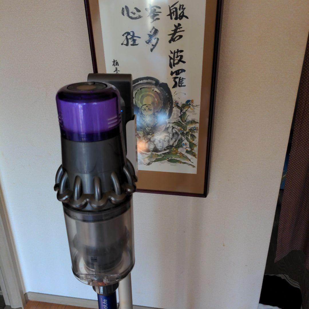 Dyson SV14コードレスクリーナー 本体 グレー/パープルスタンド付