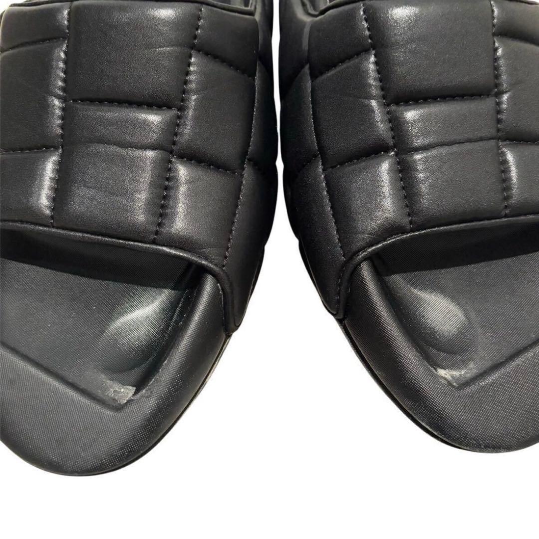 BALMAIN B-ITquilted slidessandals 登坂広臣着用