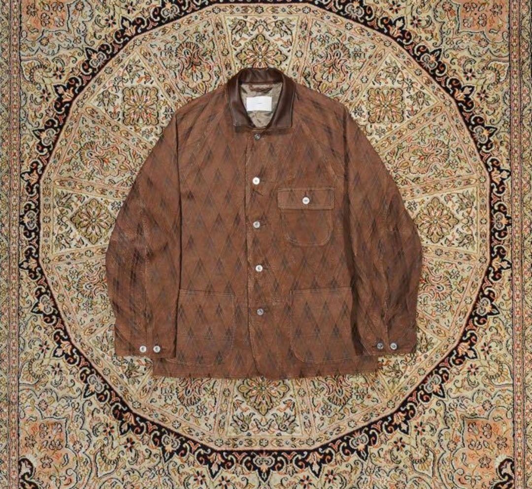 ジャケット・アウター SUGARHILL SLICED LEATHER COVERALLS