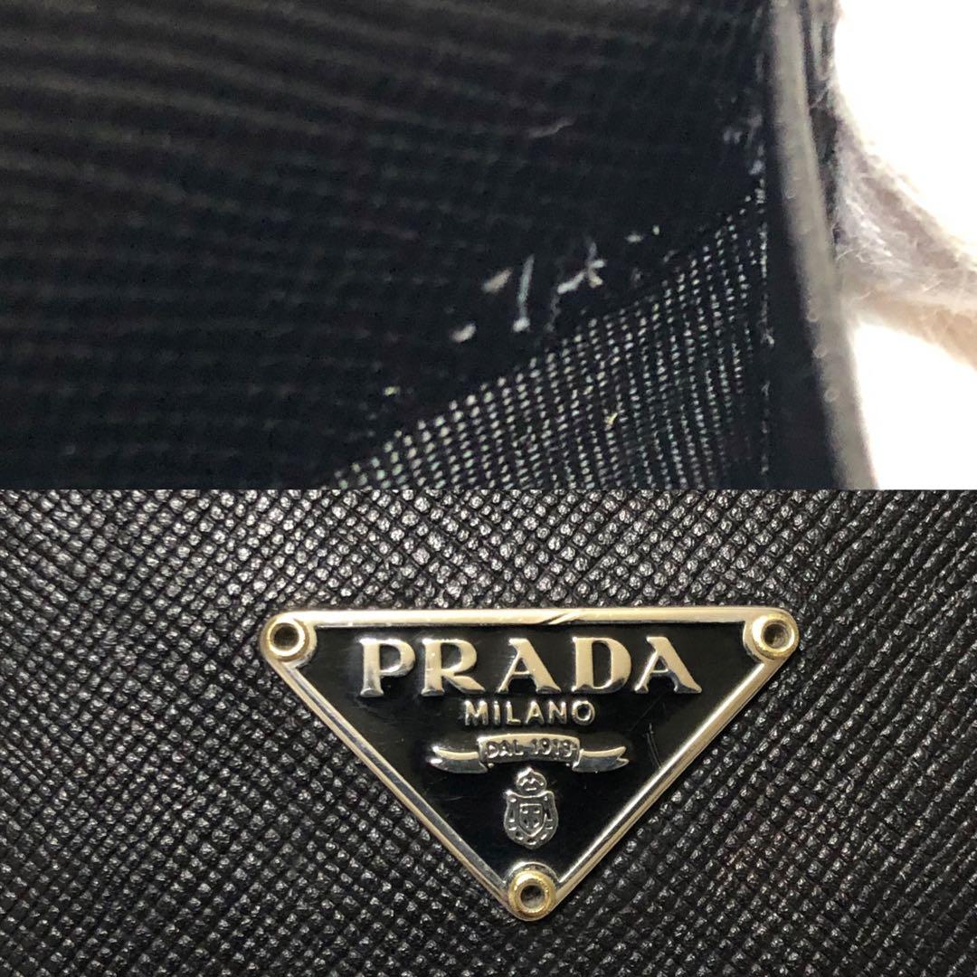 【美品】PRADA プラダ　サフィアーノ　カードケース　名刺入れ