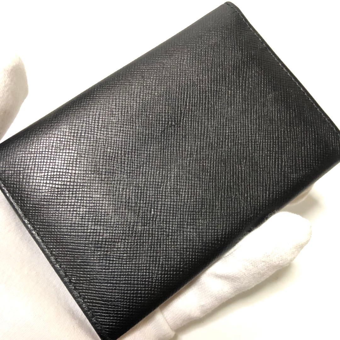 【美品】PRADA プラダ　サフィアーノ　カードケース　名刺入れ