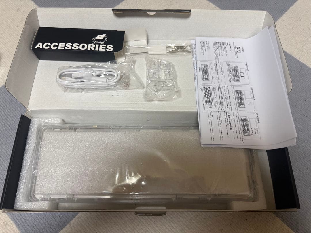 YUNZII X71 キーボード クリスタルアイス軸