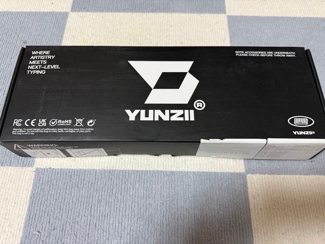 YUNZII X71 キーボード クリスタルアイス軸