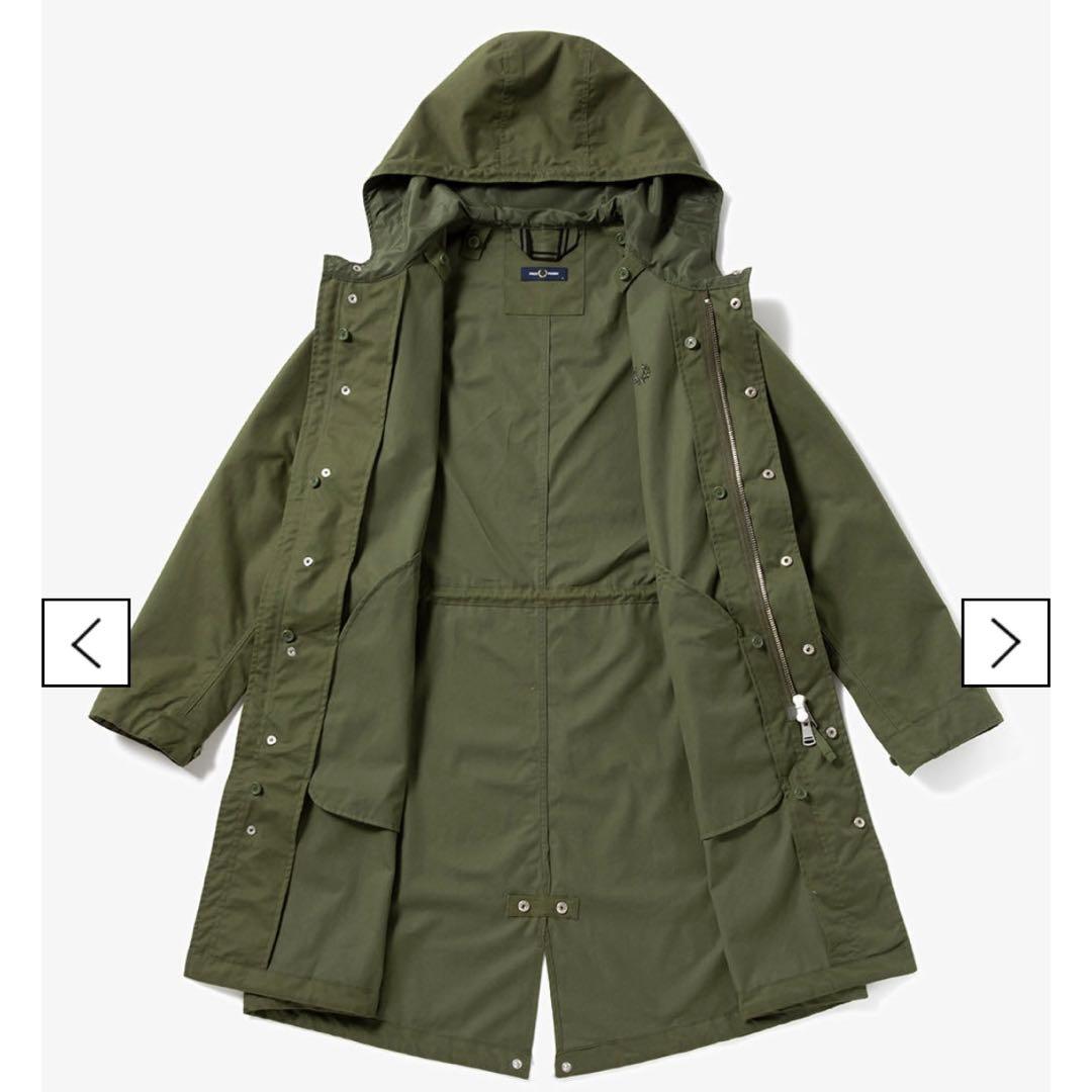 フレッドペリー　モッズコート Fur Lined Fishtail Parka