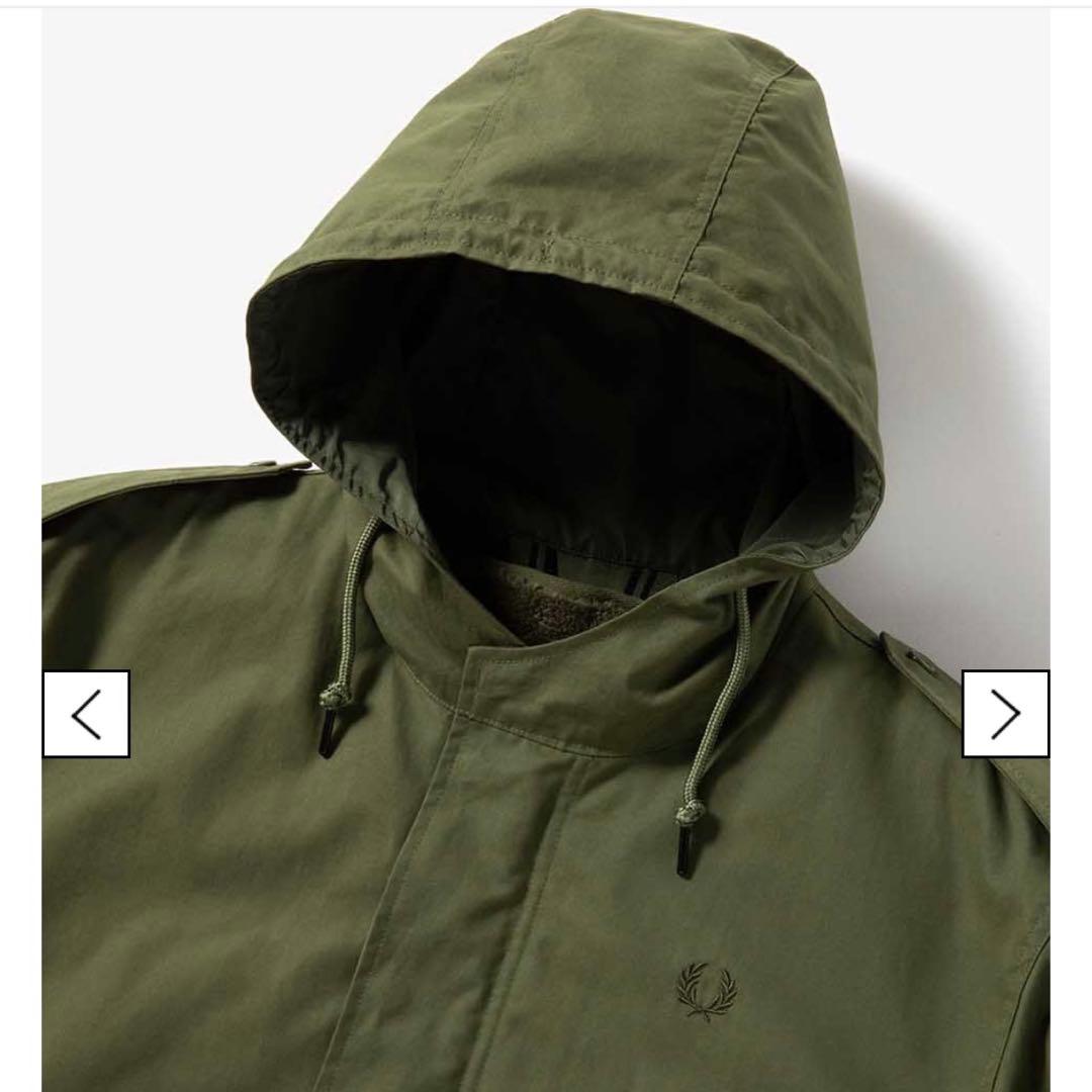 フレッドペリー　モッズコート Fur Lined Fishtail Parka