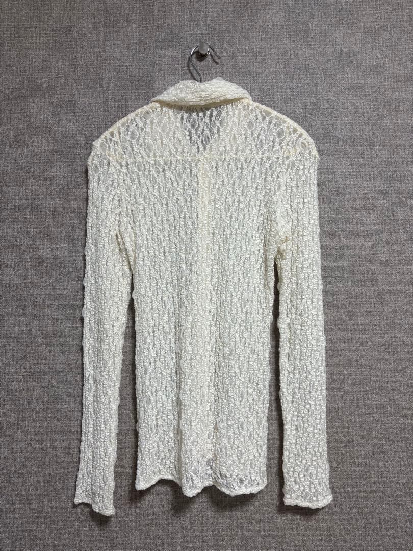 【CLANE】 Lady lace shirt アイボリー サイズ1