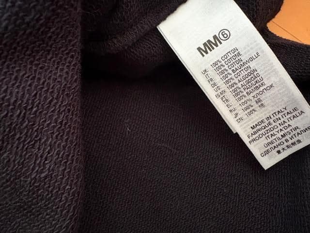 24AW MM6 Maison Margiela ロゴ スウェット パーカー