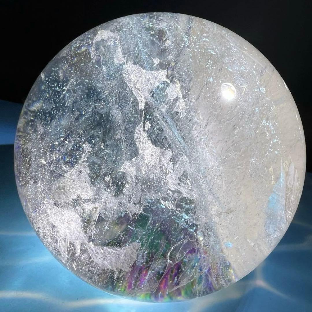 ✳️専用‼️極上別格品☆極煌玉✨ハイクオリティ✨虹入り ヒマラヤ水晶 丸玉 天然石
