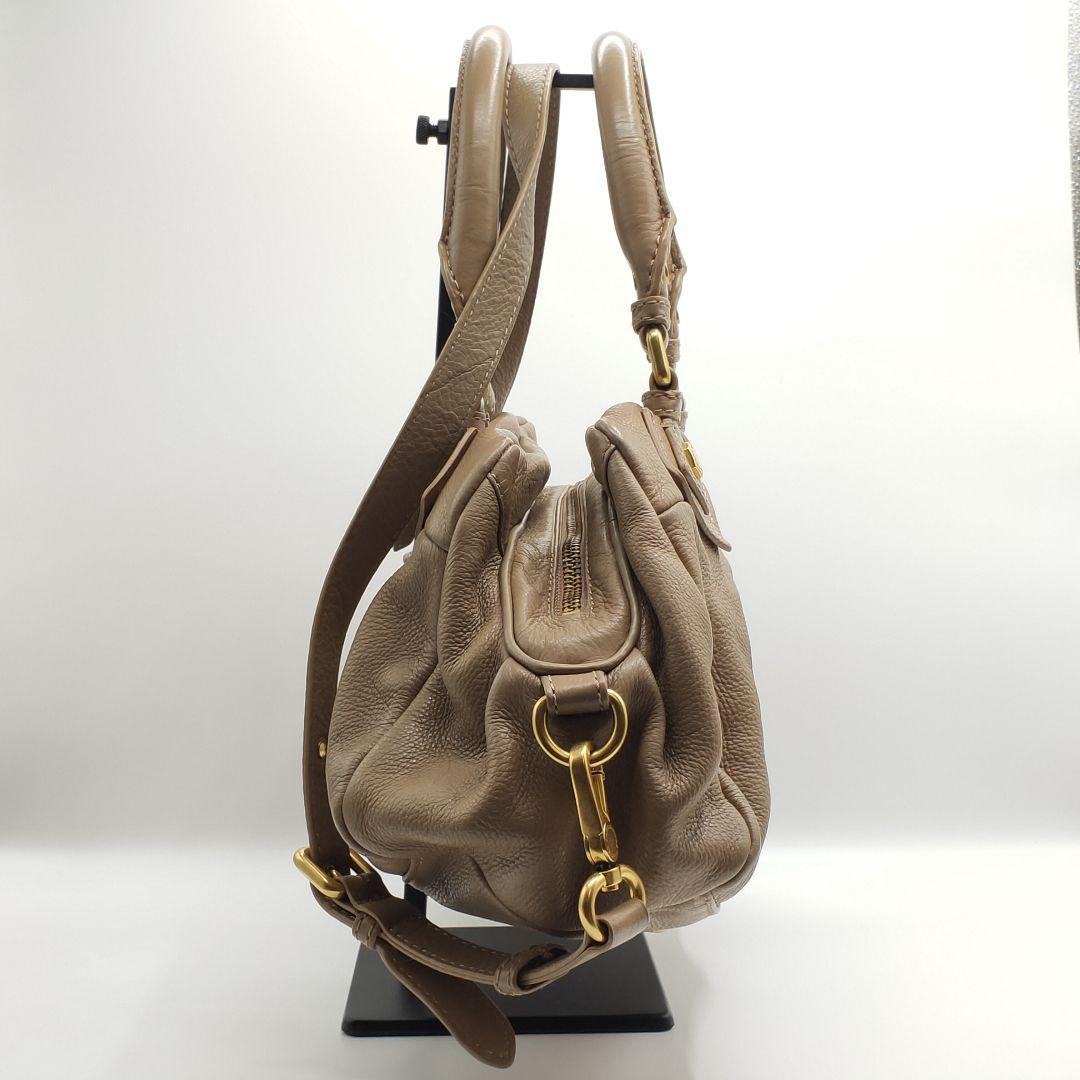 マークジェイコブス CLASSIC Q 2way Y2K レザー ハンドバッグ