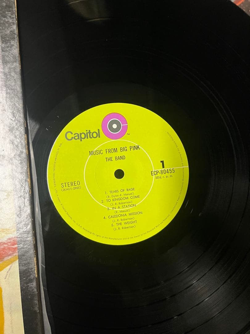 The Band & Bob Dylan レコードコレクション