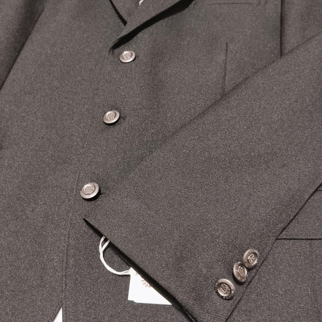 新品タグ付★レディフレディ　3つ釦スーツ5点セット　ゆったり150　ブラック