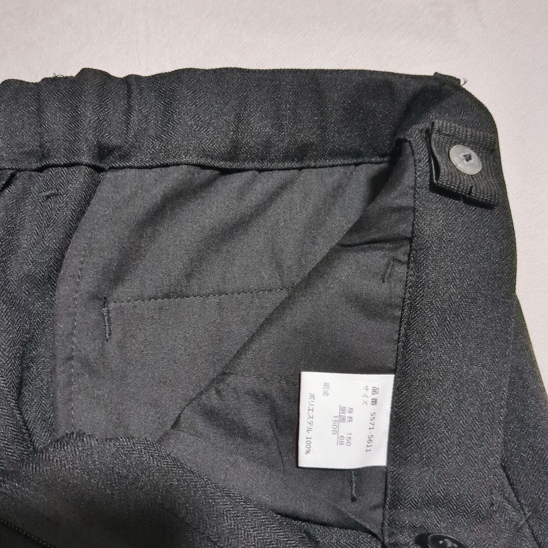 新品タグ付★レディフレディ　3つ釦スーツ5点セット　ゆったり150　ブラック