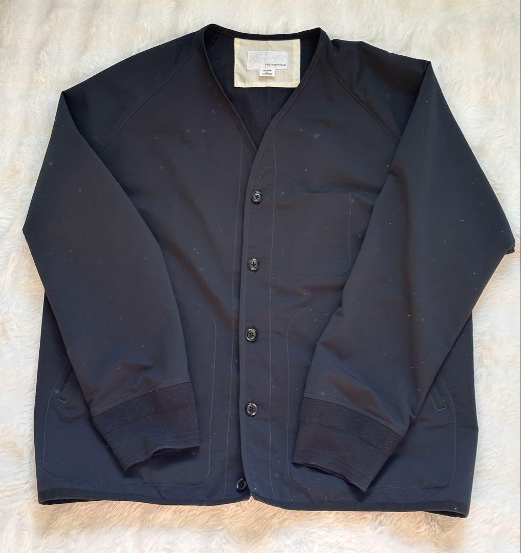 美品 nanamica ALPHADRY Cardigan L Black