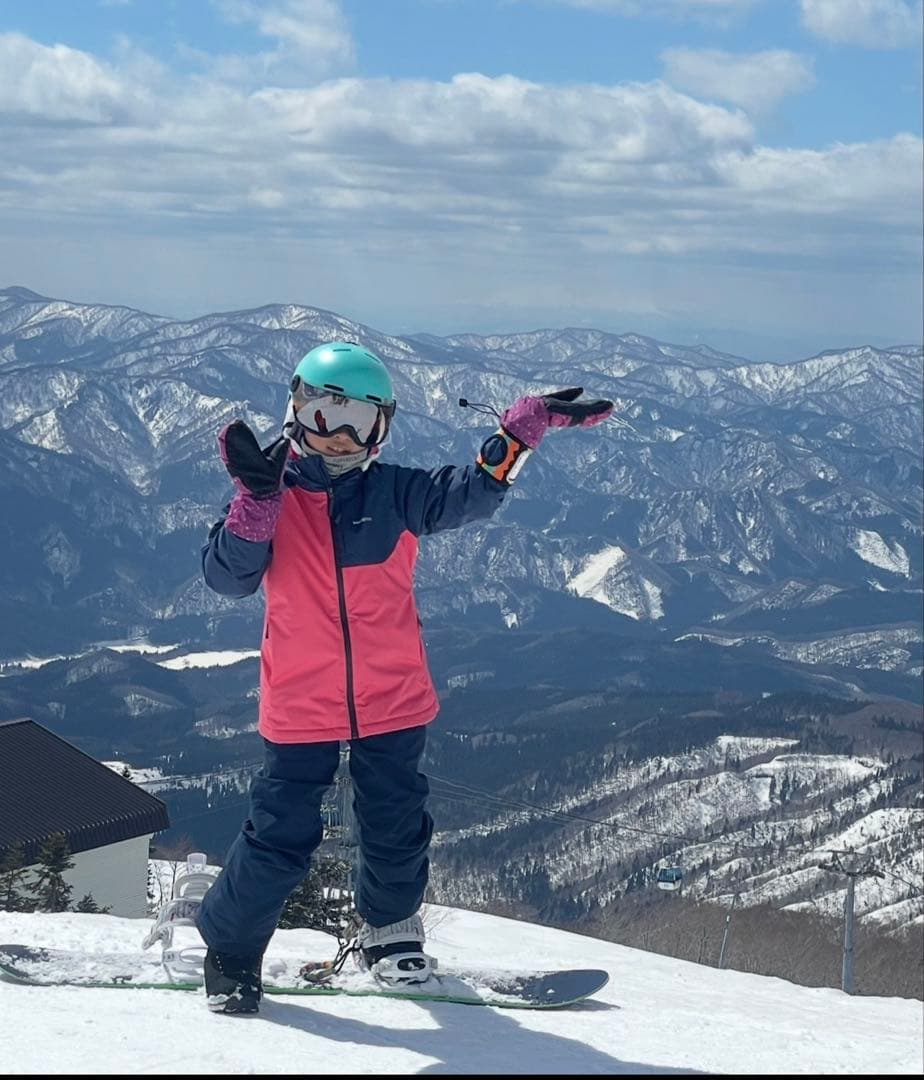 Patagoniaスノーボードウェア ピンク×ネイビー