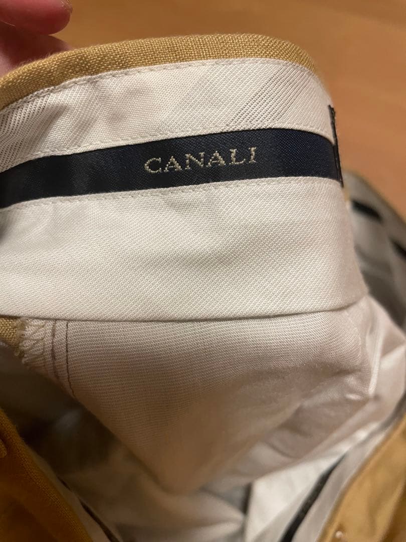 90s CANALI リネンスラックス イタリア製