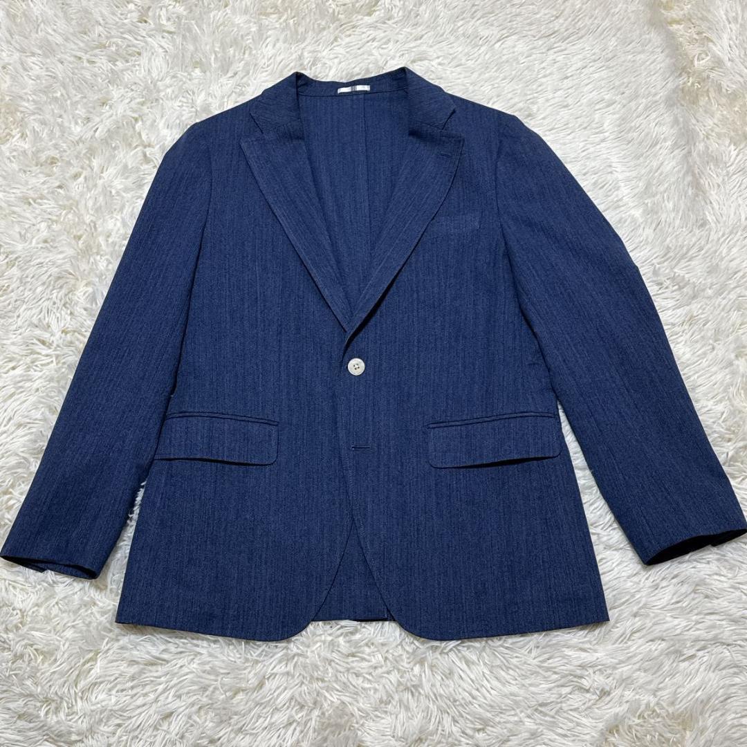 スーツセレクト　デニム調　3ピース　AB5 リバーシブルベスト　カジュアルにも