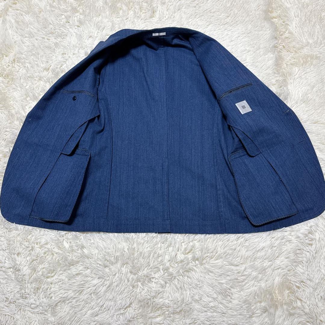 スーツセレクト　デニム調　3ピース　AB5 リバーシブルベスト　カジュアルにも