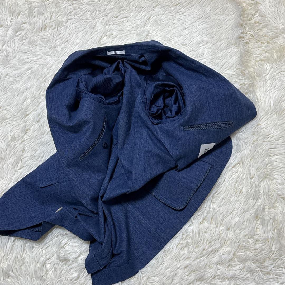 スーツセレクト　デニム調　3ピース　AB5 リバーシブルベスト　カジュアルにも